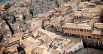 Vista aérea de Siena.