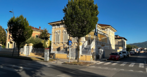 Ruas no bairro de Arancio em Lucca.