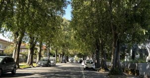 Ruas no bairro de San Marco em Lucca.