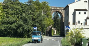 Ruas no bairro de San Concordio em Lucca.