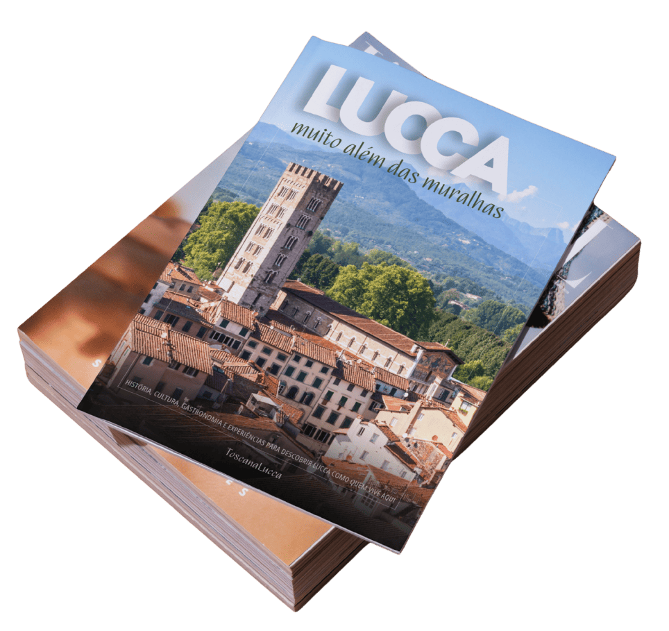 Ebook Lucca muito além das muralhas sobrepostos.